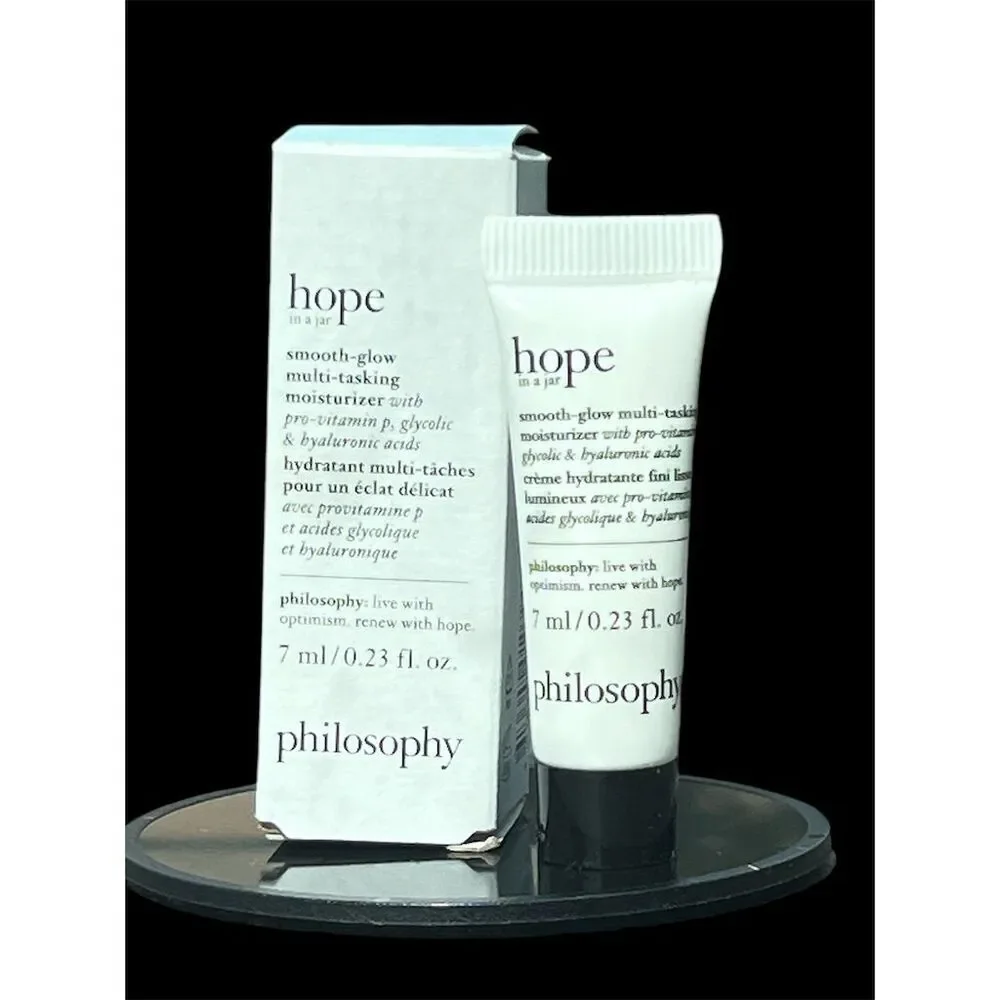 Philosophy Hope in a Jar Smooth-Glow Face Moisturizer Sample 7ml​